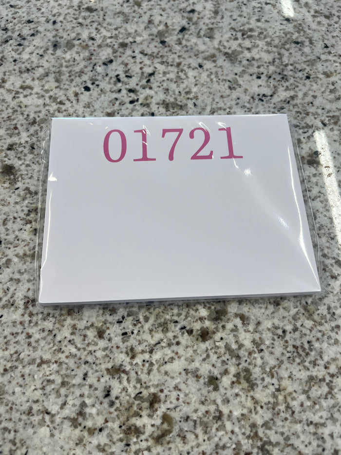 Ashland Zip Code Hot Pink Dittie Pad
