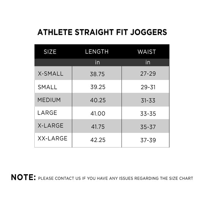 Athlete Straight Fit Joggers - IRONGEAR Fitness