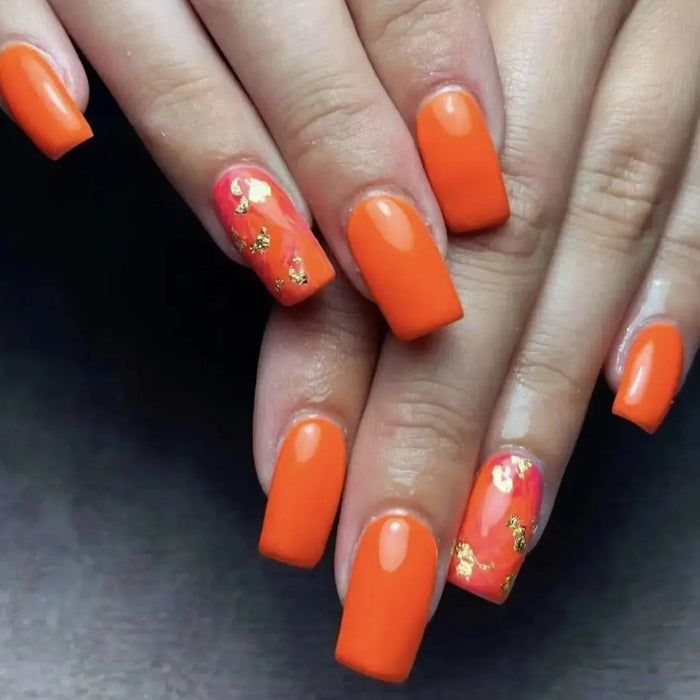 Leaf Foil Nail Art Naio Nails