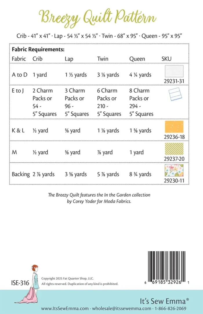 Breezy Quilt Pattern