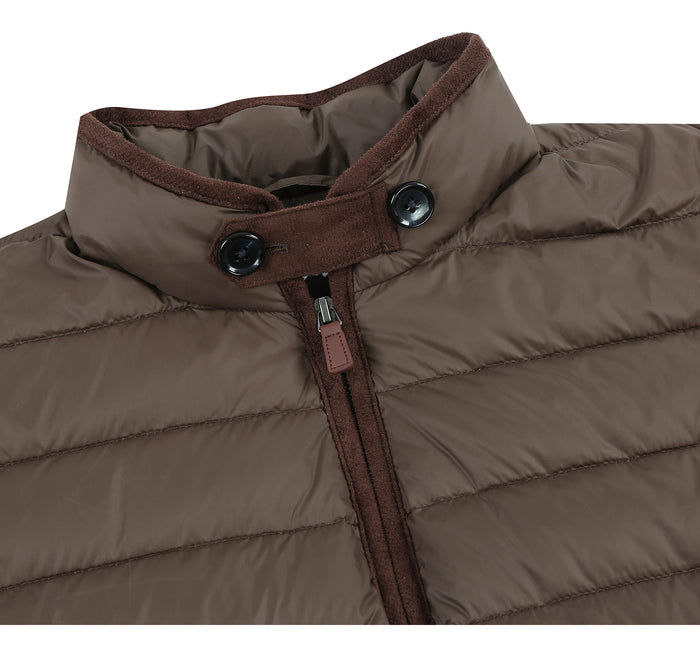 Brown Down Vest