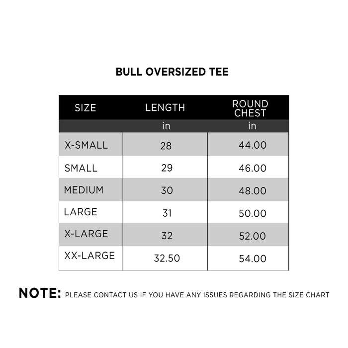 Bull Oversized Tee - IRONGEAR Fitness