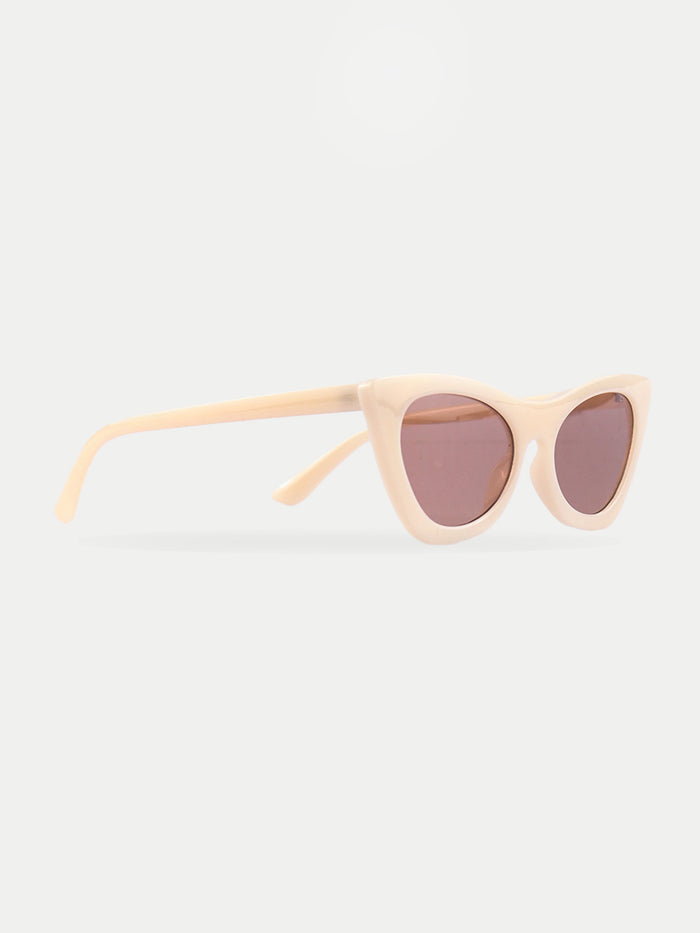 Cateye Vintage Pointy Sunglasses | White-Image 2