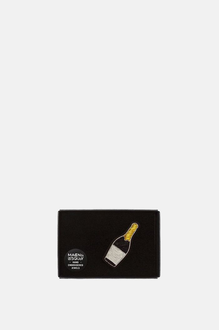 Champagne Bottle Brooch