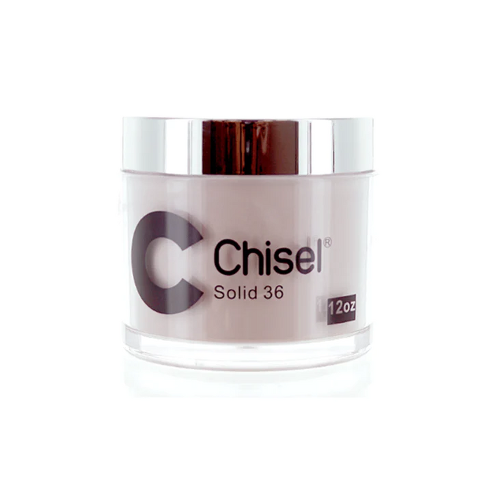 Chisel Nail Art Dipping/Acrylic 2in1 Powder Refill size 12oz - SOLID #36