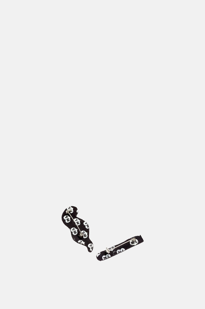Cigarette + Smoke Brooch
