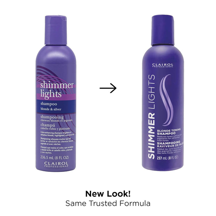 CLAIROL SHIMMER LIGHTS SHAMPOO 8 OZ