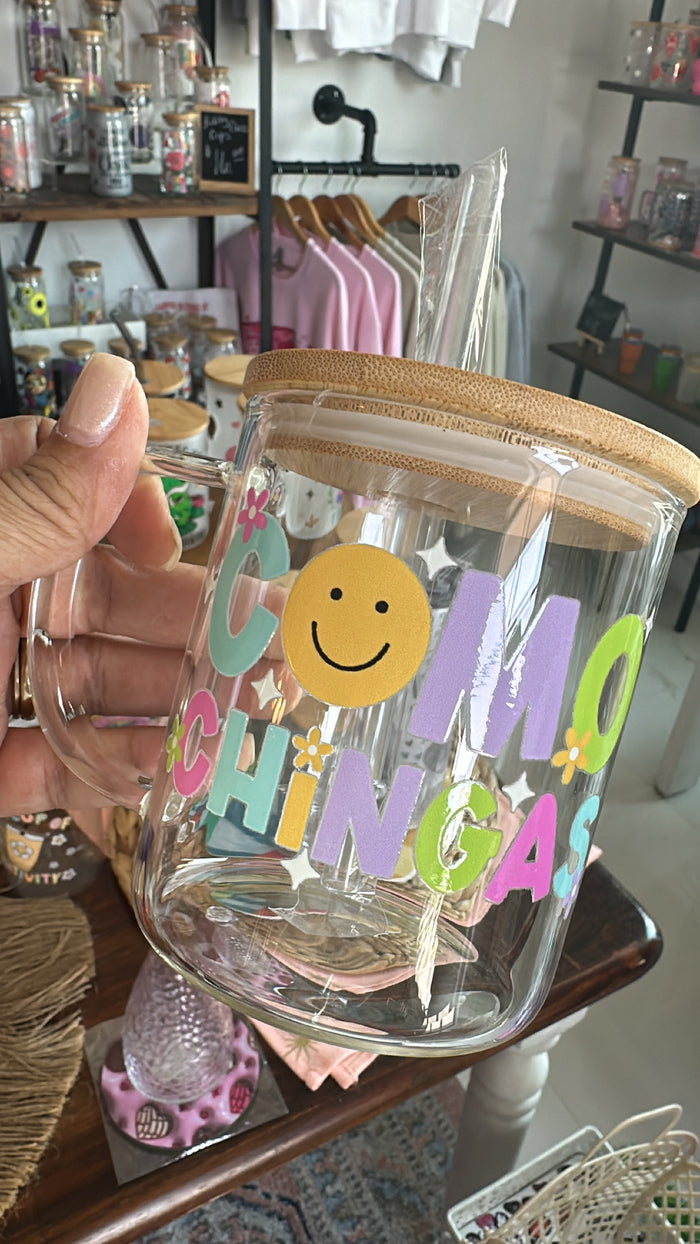 Como Chingas Glass Mug