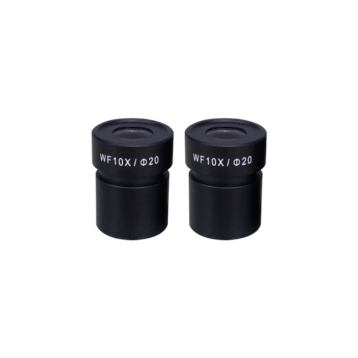 Eyepiece Field of View Dia. 20mm 10X Eyepiece (Pair Dia. 30.5/FN20), SKU FS12013211, three quarter front view