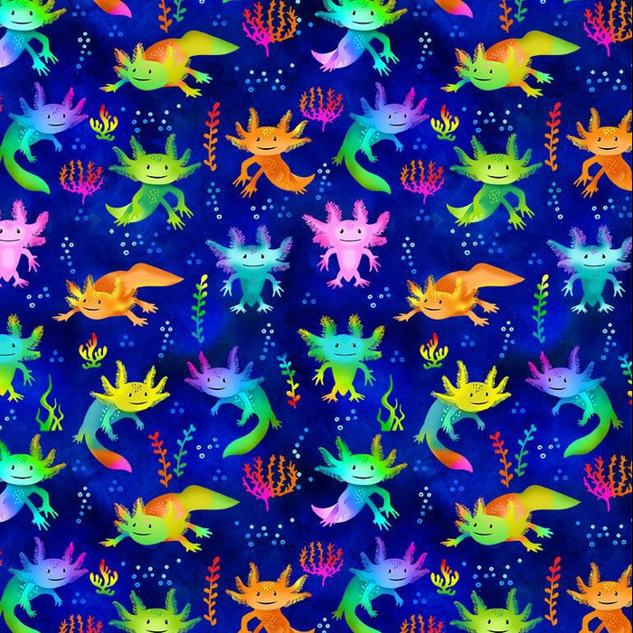 F3173 - Underwater Paradise - Axolotl Salamanders