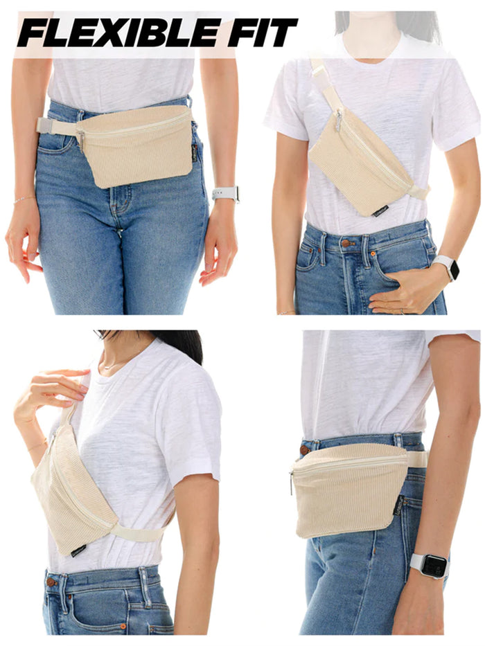 Fydelity Bum Bag | Corduroy Camel-Image 3