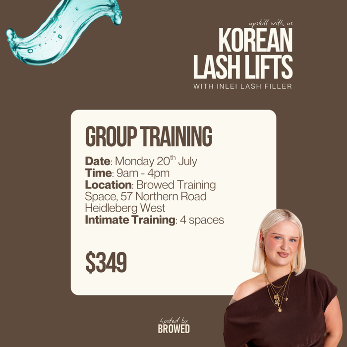 GROUP TRAINING: Korean Lash Lifts with InLei Lash Filler