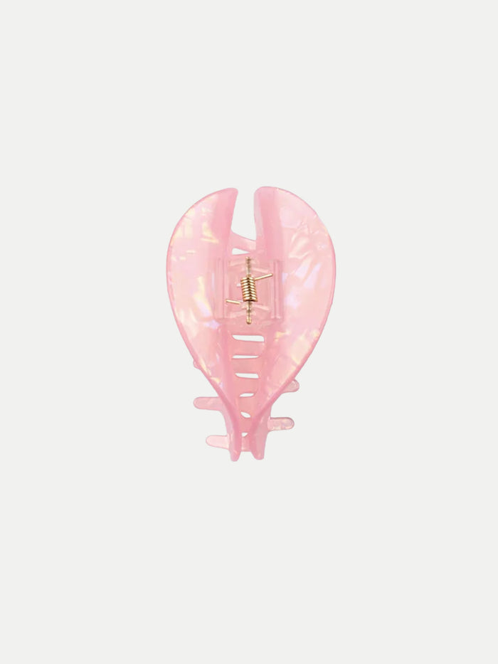Half Moon Eco Hair Claw | Rose Quartz-Image 3