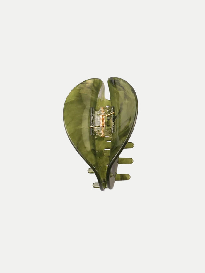 Half Moon Eco Hair Claw | Jade-Image 3