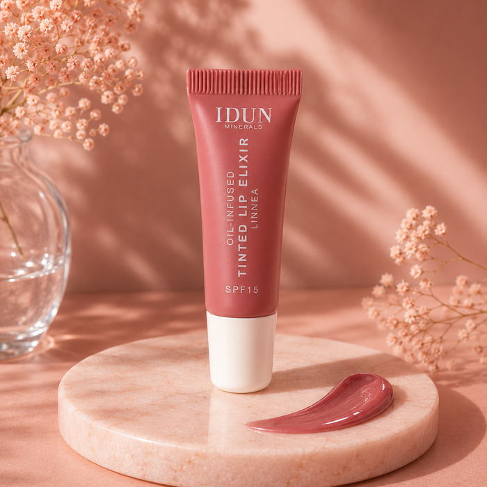 Idun - Oil-Infused Tinted Lip Elixir, SPF 15 (3 farver)