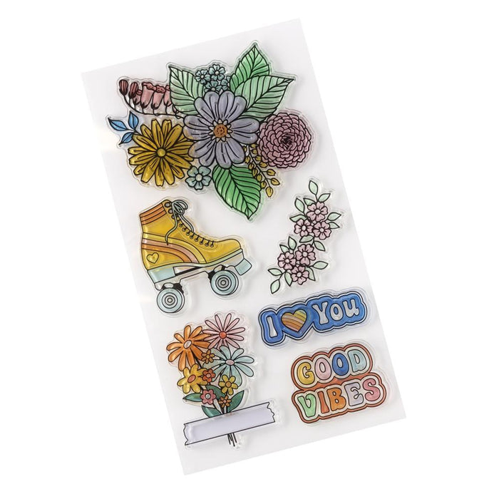Jen Hadfield - Clear Stamps - Flower Child