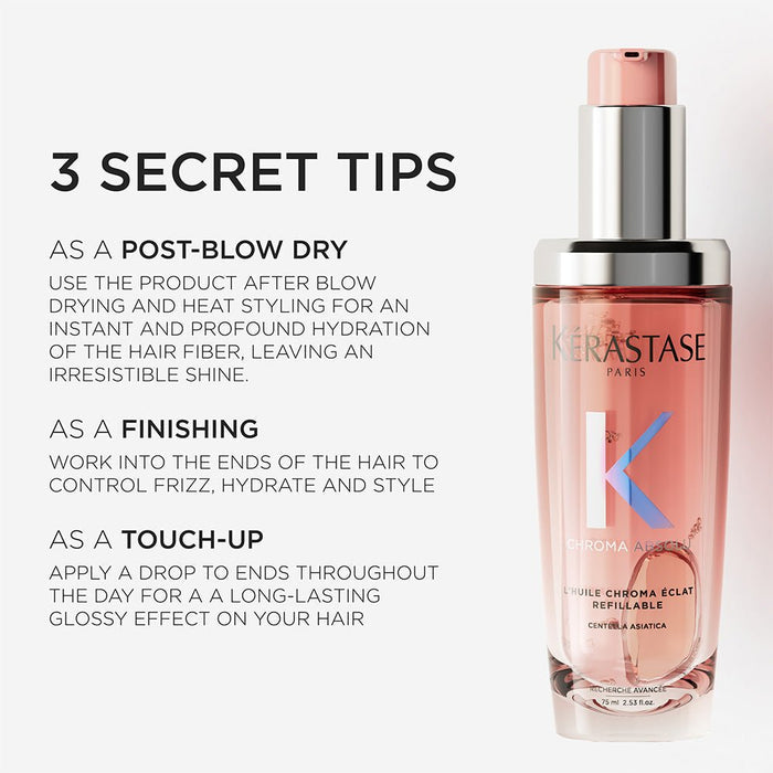 Kerastase Chroma Absolu L'huile Refillable Hair Oil 75ml - Beauty Tribe