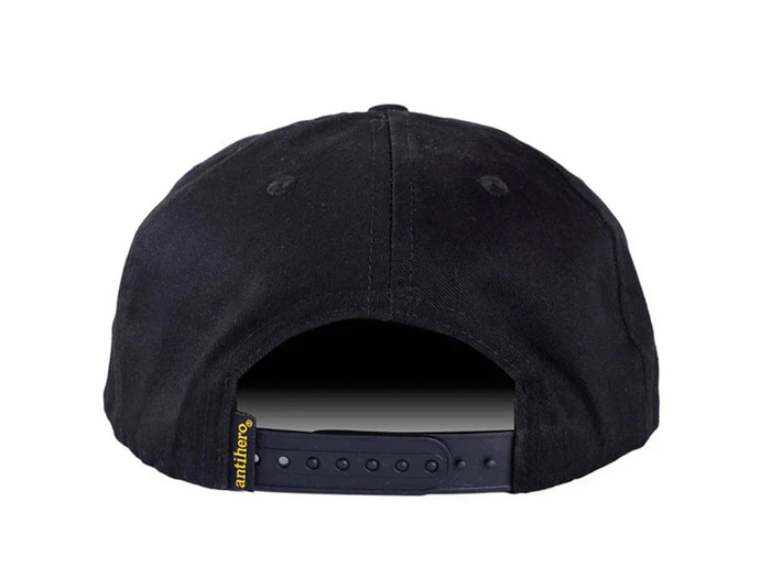 Little Pigeon Snapback Cap - Black / Yellow