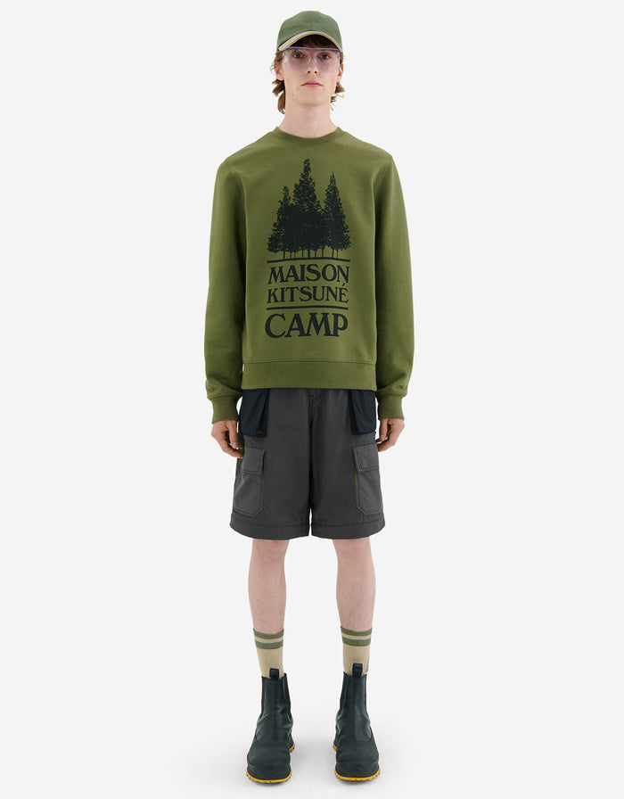 MEN'S MAXI MK CAMP REGULAR SWEATSHIRT DARK KHAKI