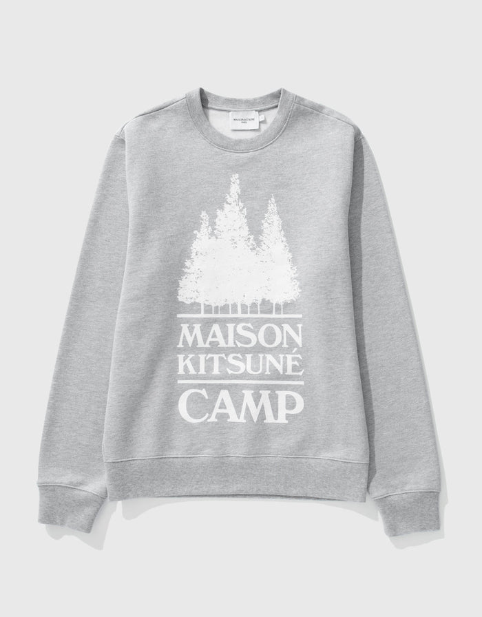 MEN'S MAXI MK CAMP REGULAR SWEATSHIRT GREY MELANGE