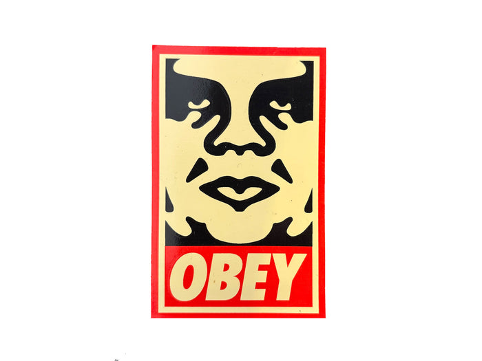 Obey Giant - Andre Obey NOS Sticker - White