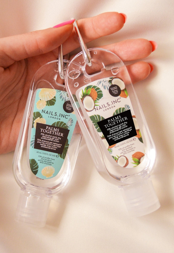 Palms Together Clipped Hand Gel Sea Breeze Scent 60ml