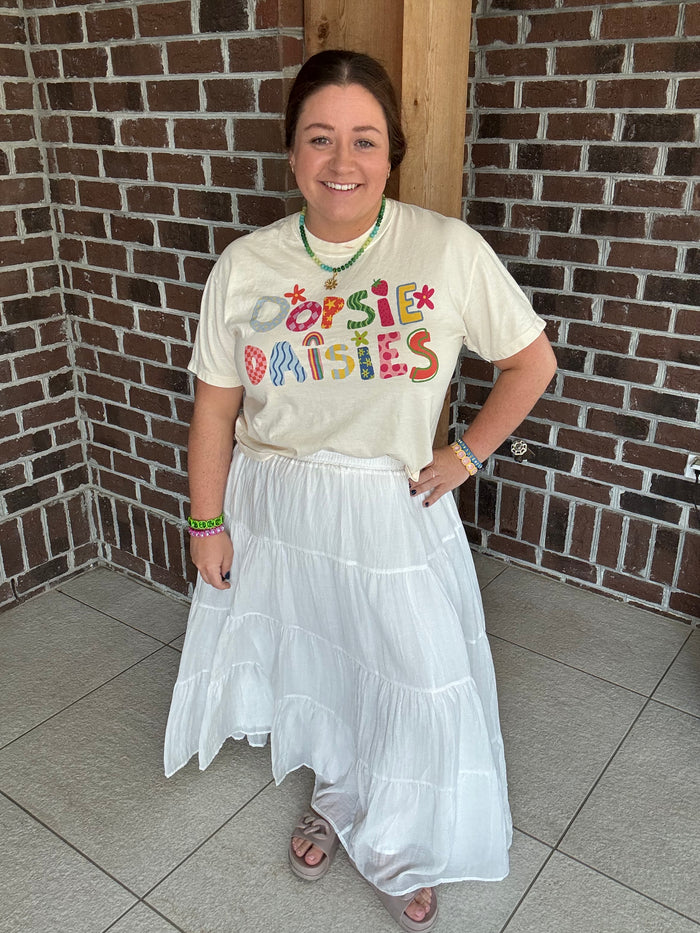 Poppy & Pine Oopsie Daisies Crop Tee