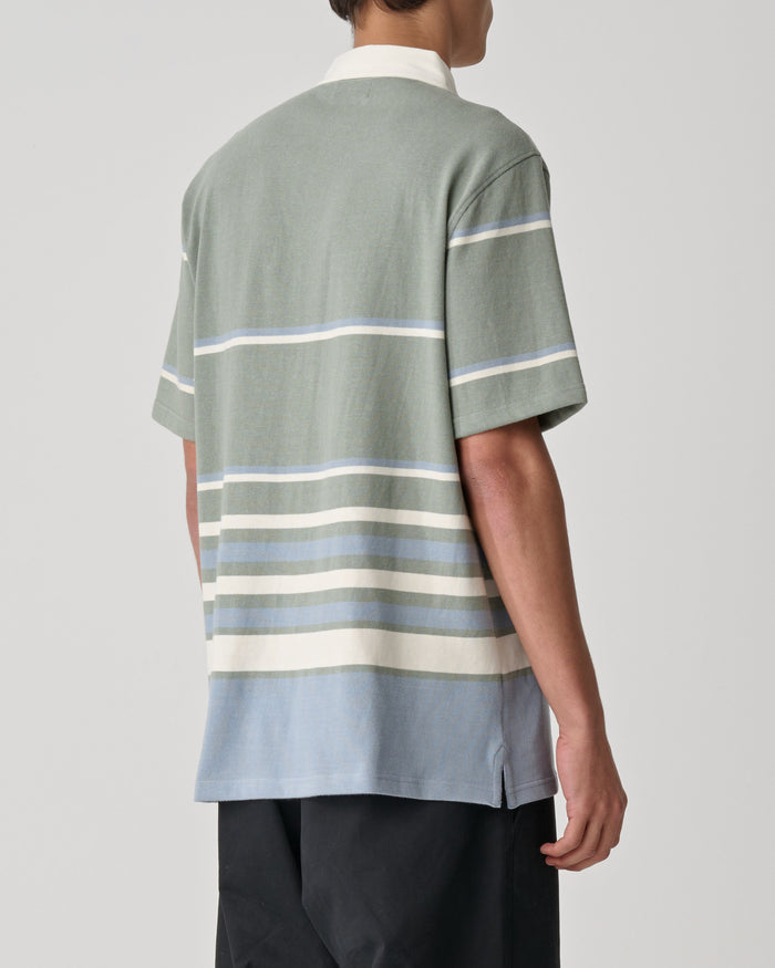 S-Double - Rugby Polo Shirt - Seagrass
