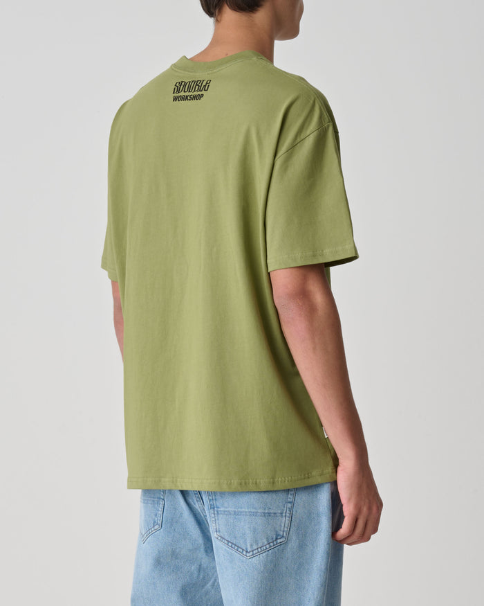 S-Double - Small Stock T-Shirt - Military Green
