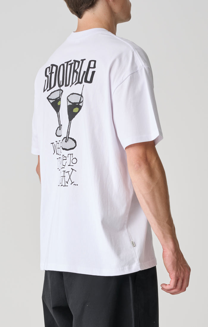S-Double - Time to Relax T-Shirt - White