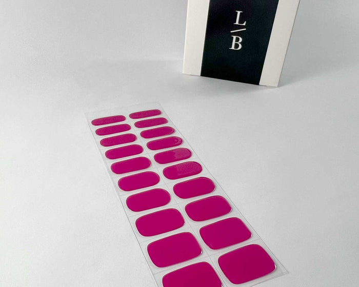 Semi-cured Gel Nail Wraps - Pink Jelly