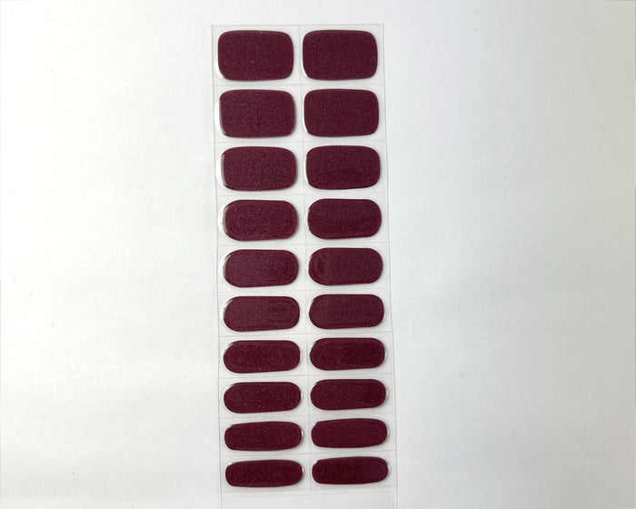 Semi-cured Gel Nail Wraps - Sangria