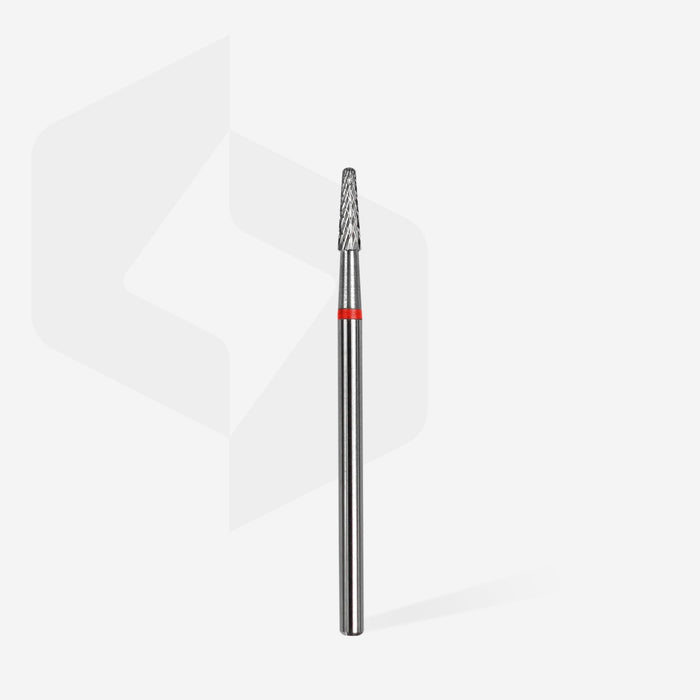 Staleks Carbide Bit - Cone Red (F) 2.3/8mm (444)-Drill bit-STALEKS PRO-Gel Essentialz