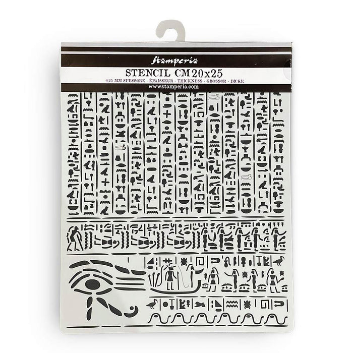 Stamperia - Stencil 7.87X9.84 - Fortune - Egypt