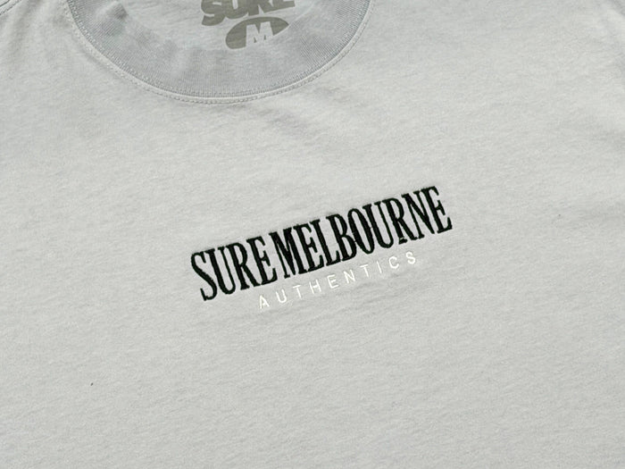 Sure - Authentics Embroidered Heavyweight T-Shirt - Faded Powder / Black