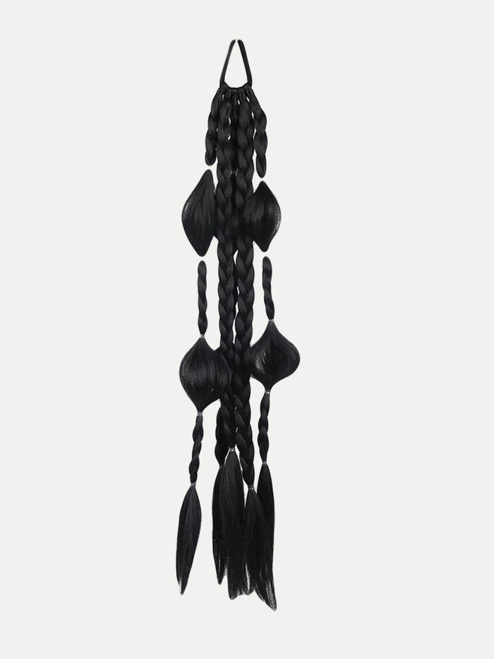 Synthetic Pre-Braided Festival Hair | Black-Image 2
