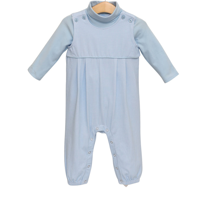 Trotter Street Archie Jon Jon Set-Lt. Blue Micro