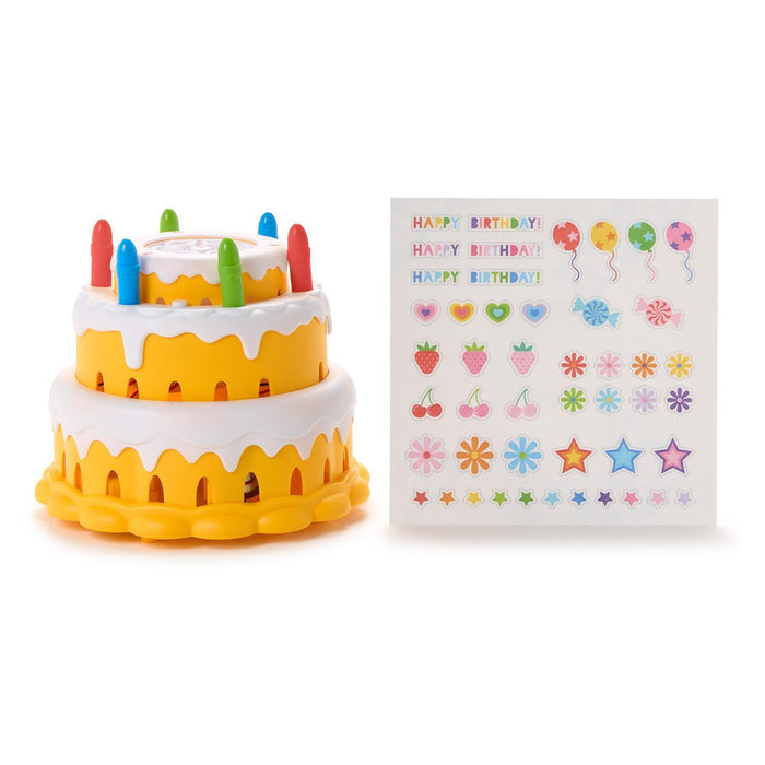 Two's Co. Light Up Musical Bubble Maker-Birthday Cake