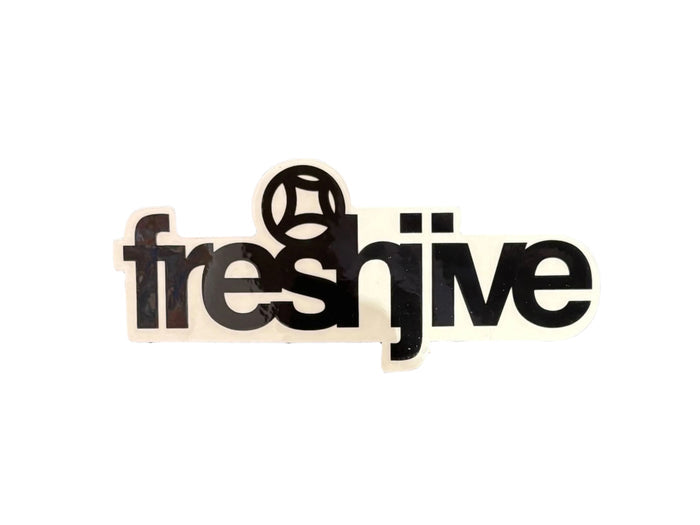 Vintage Logo Sticker - Black