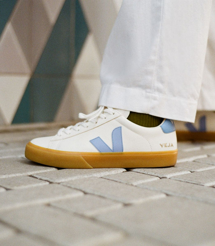 Women's Campo Chromefree Leather Extra-White Aqua