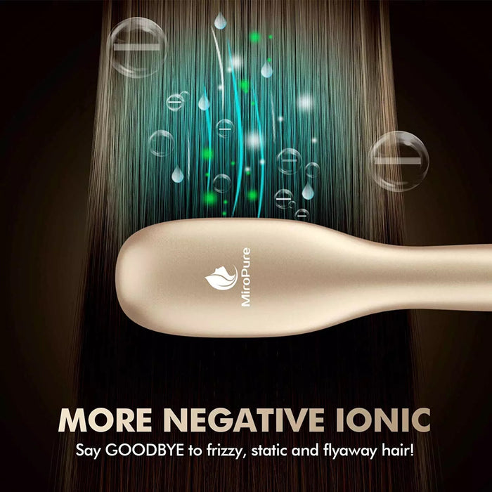 #1 Ionic Hair Straightener Brush by Miropure - Model: KL1020