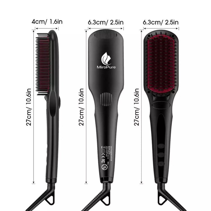 # 1 straightening hair brush - MiroPure hair Smooth straightener brush- Model: S102 -CS0503