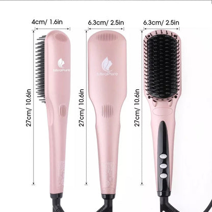 # 1 straightening hair brush - MiroPure hair straightener brush. Model: S102  - CS0523