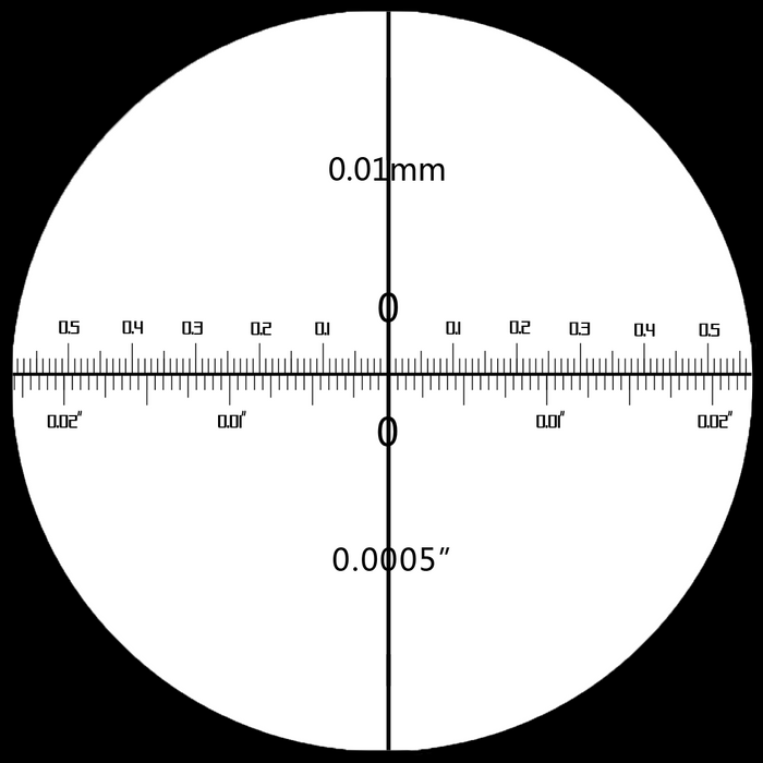 10mm/1000 Div Eyepiece Field of View Dia. 12mm 10X Reticle Eyepiece PM42012124