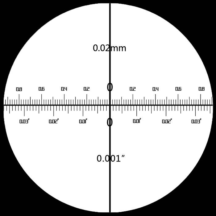 10mm/500 Div Eyepiece Field of View Dia. 12mm 10X Reticle Eyepiece PM42012123