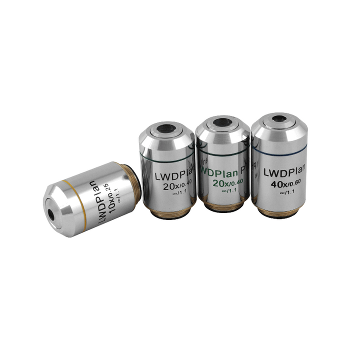 10X Infinity-Corrected Long Working Distance Plan Achromatic Microscope Objective Lens Working Distance 9.5mm