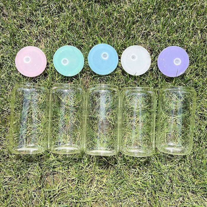 16oz Jelly Lid Glass Can Blanks
