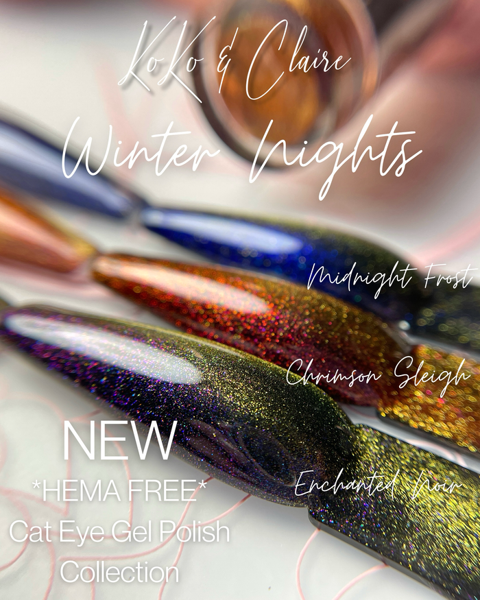 559 - Midnight Frost (Cat-eye) - Hema Free | Koko & Claire Gel Polish