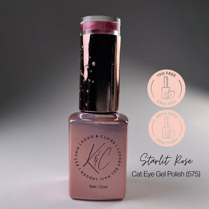 575 - Starlit Rose  (Cat-eye) - Hema Free | Koko & Claire Gel Polish