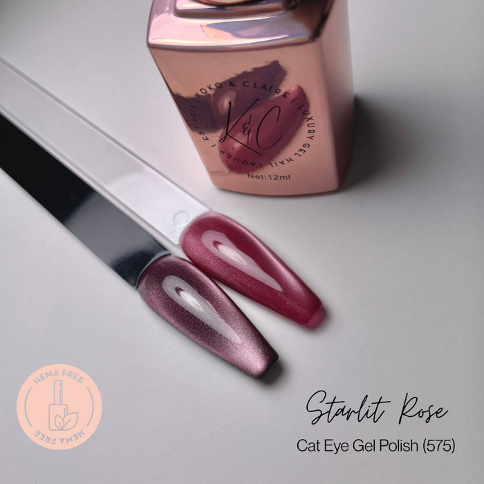 575 - Starlit Rose  (Cat-eye) - Hema Free | Koko & Claire Gel Polish